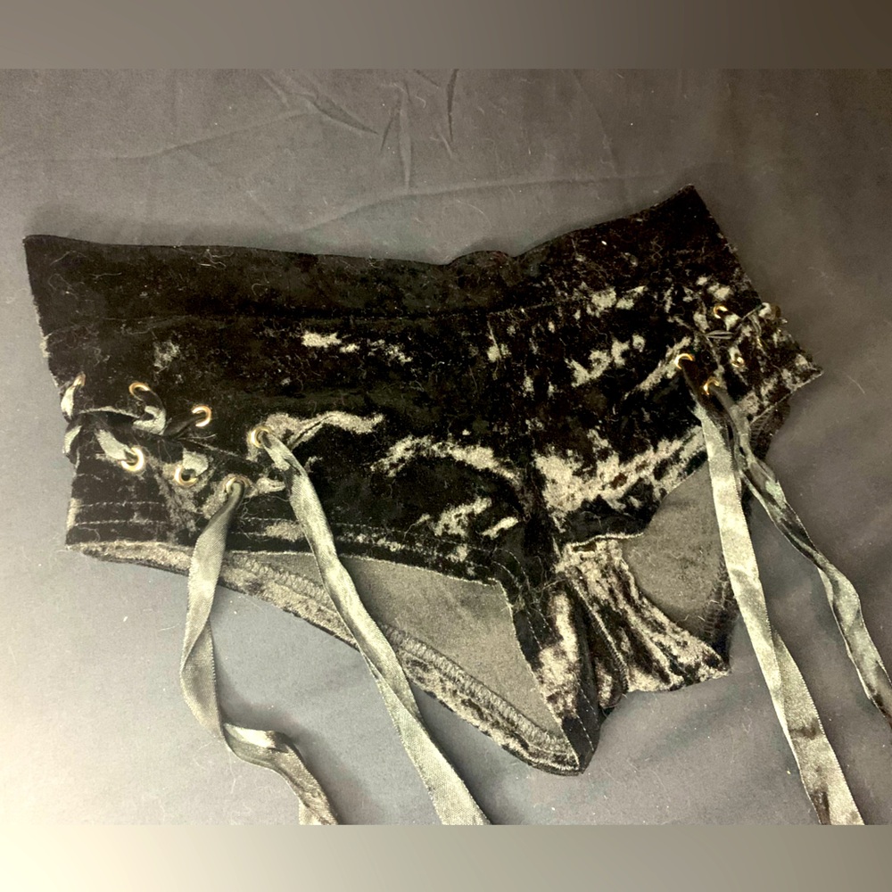 Iheartraves Velvet Shorts